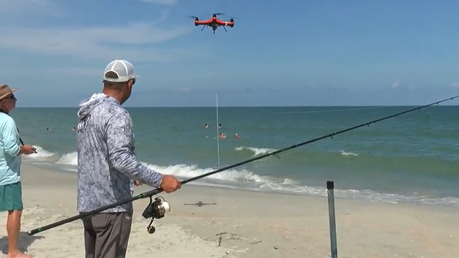 catching drone with fishing pole SwellPro Fisherman FD1+ SwellPro Fisherman FD1+ is the entry Pensacola fishermen use drones to
