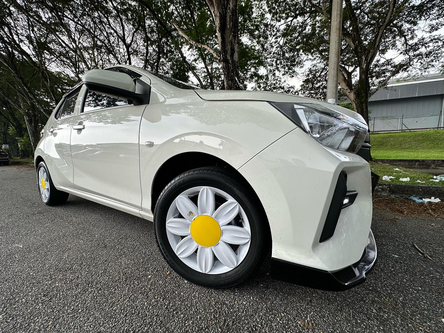 Perodua Axia with New 15 inch... - King of Rims Malaysia | Facebook