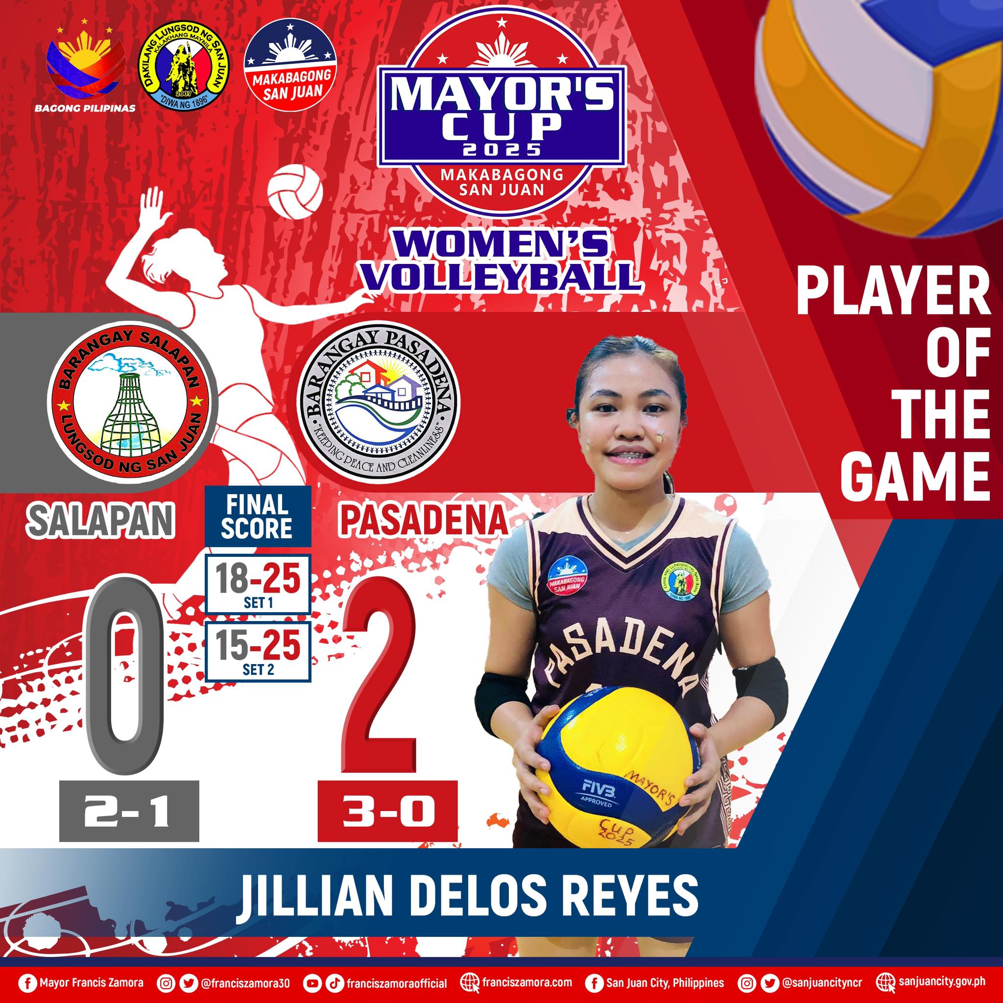 San - April 5 2025 Women's Division Game 1 Pasadena vs Salapan 1st set ...