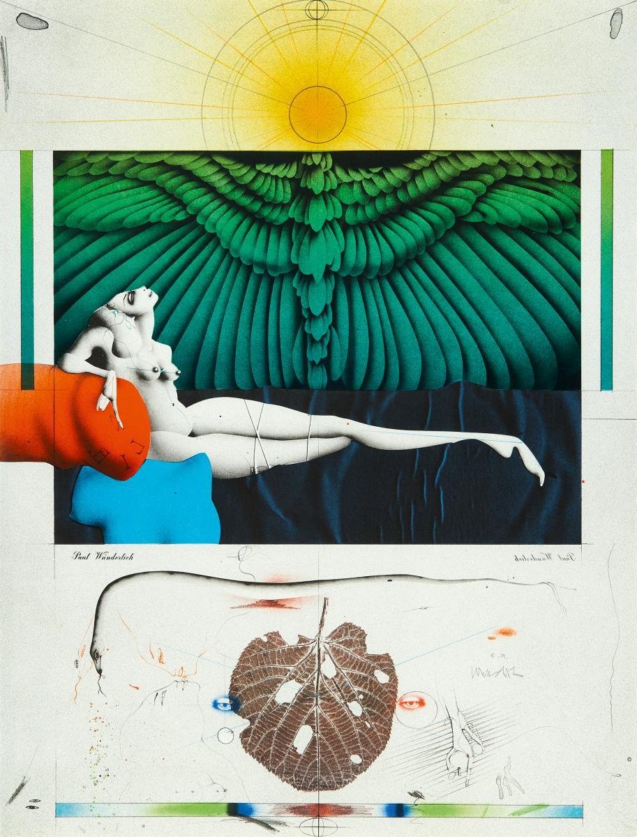 Paul Wunderlich (1927-2010) ~~ Dream of the Odalisque [lithograph