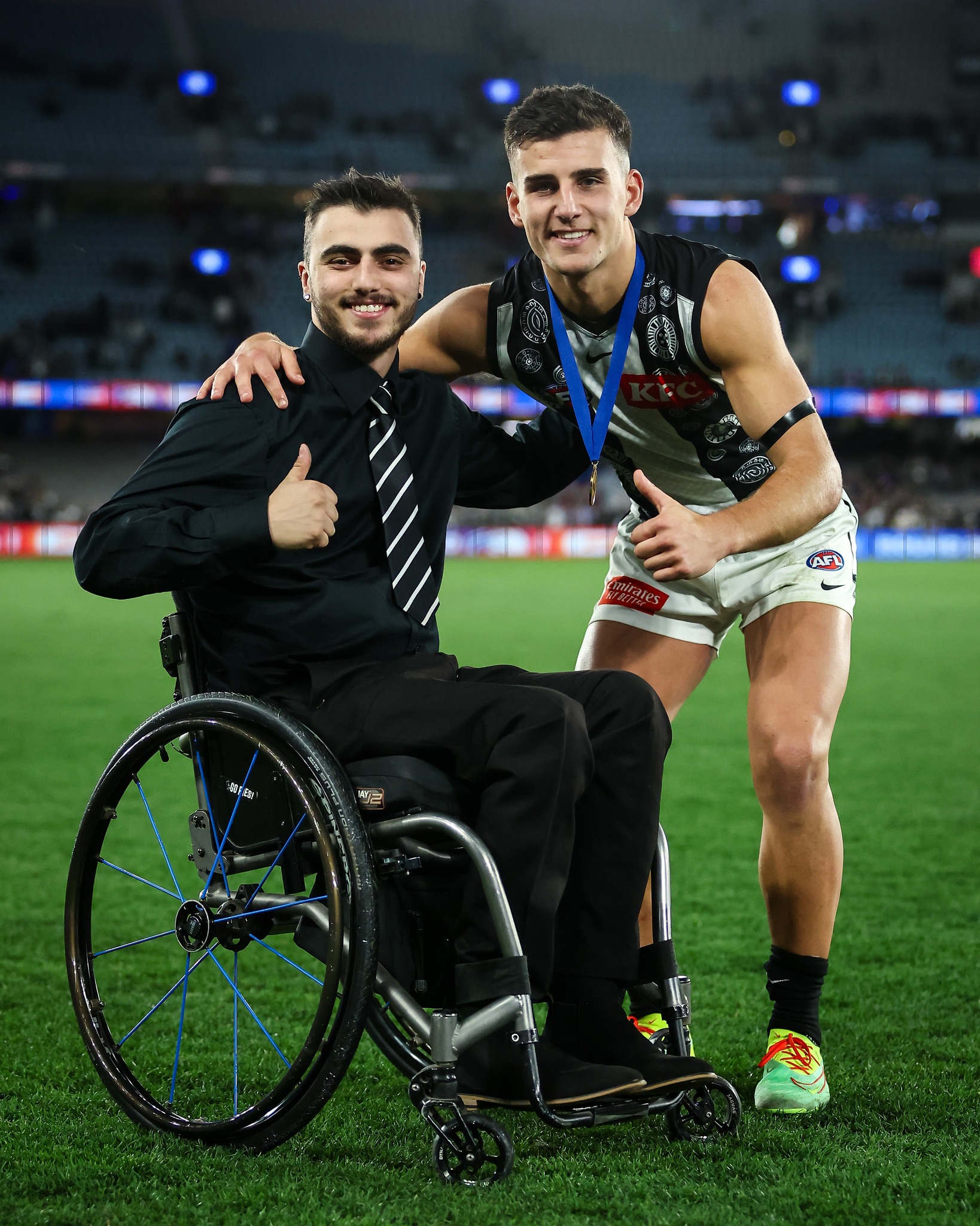 Collingwood - Nick Daicos was presented the 2023 Bob Rose-Charlie ...