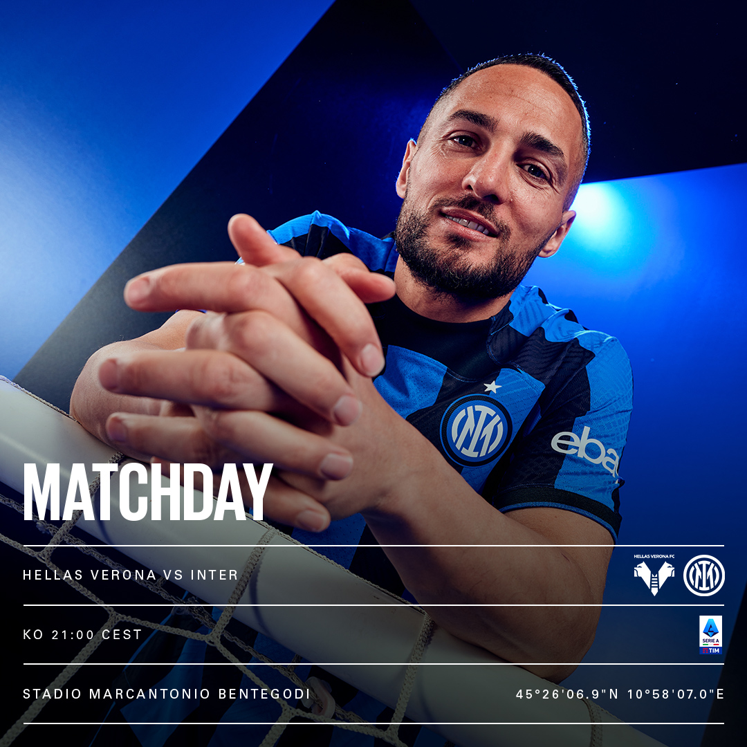 Inter - 💥Matchday ⚽ #VeronaInter 🏆 Lega Serie A week 33 ⏰ 21:00 CEST 🏟️ ...