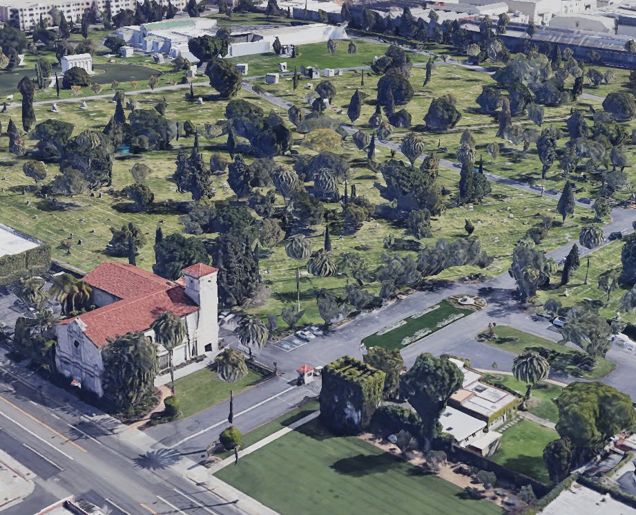 Hollywood forever cemetery mausoleum hi-res stock photography and