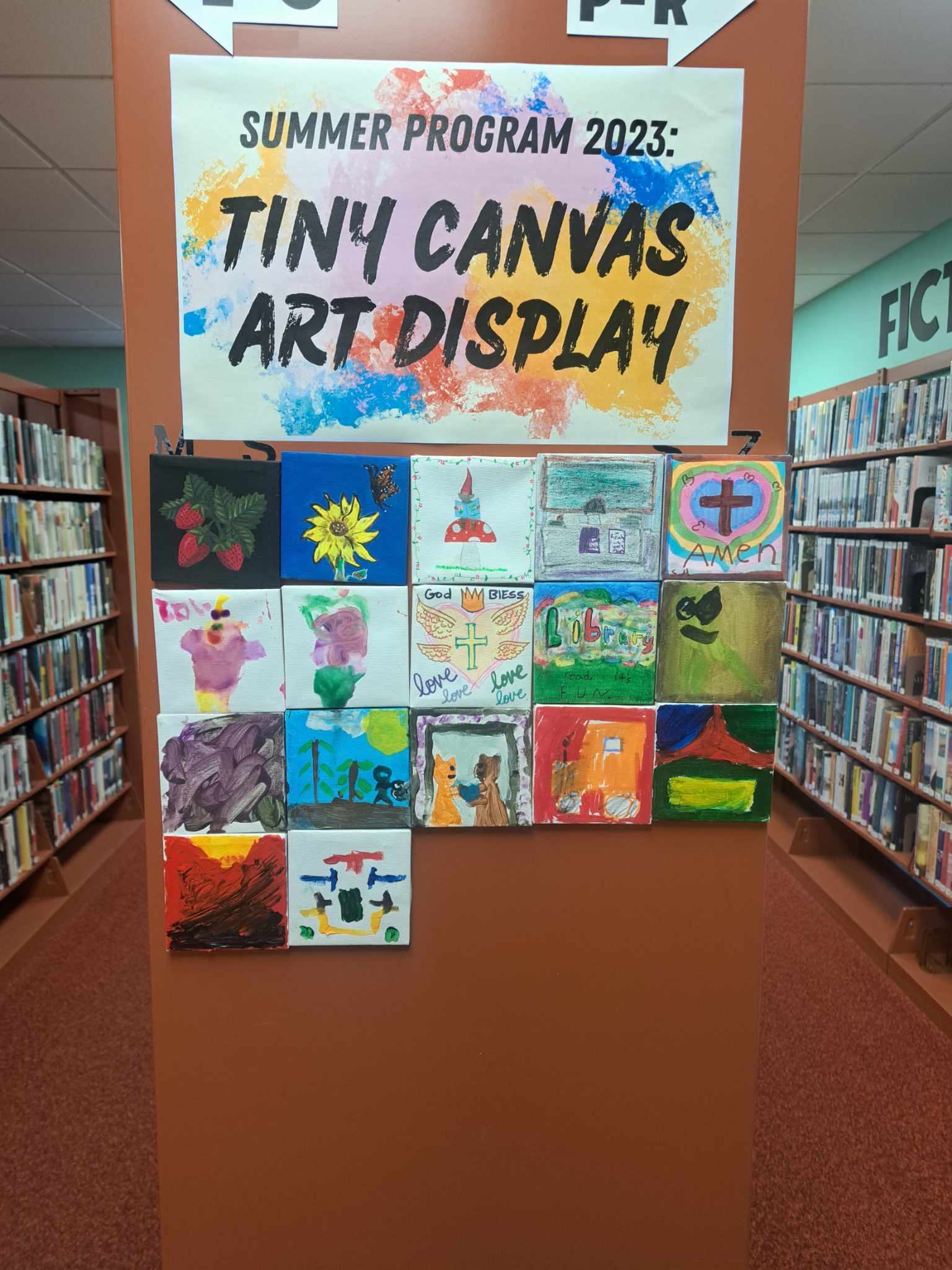 Our Tiny Canvas display is slowly... - Arcade Free Library