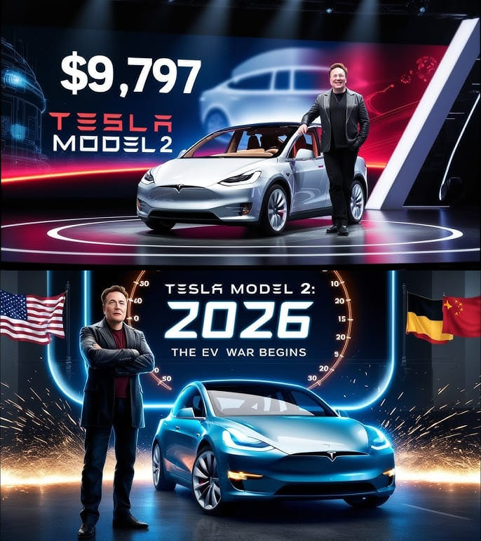 Earth - Elon Musk Unveils 2026 Tesla Model 2: Game-Changing $9,797 EV ...