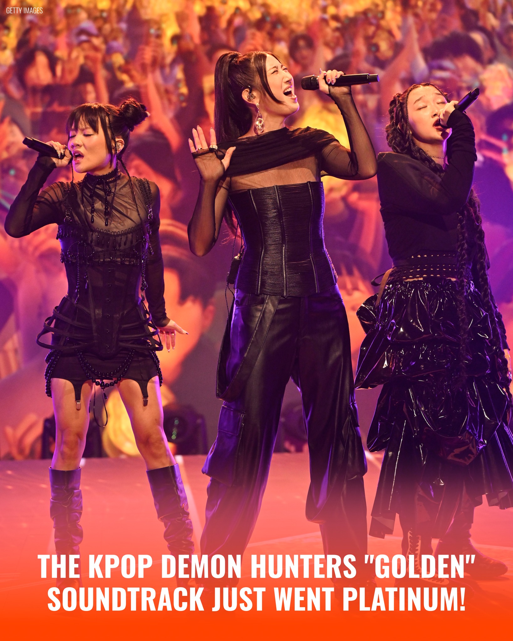 Kpop Demon Hunters perform Golden on The Tonight Show