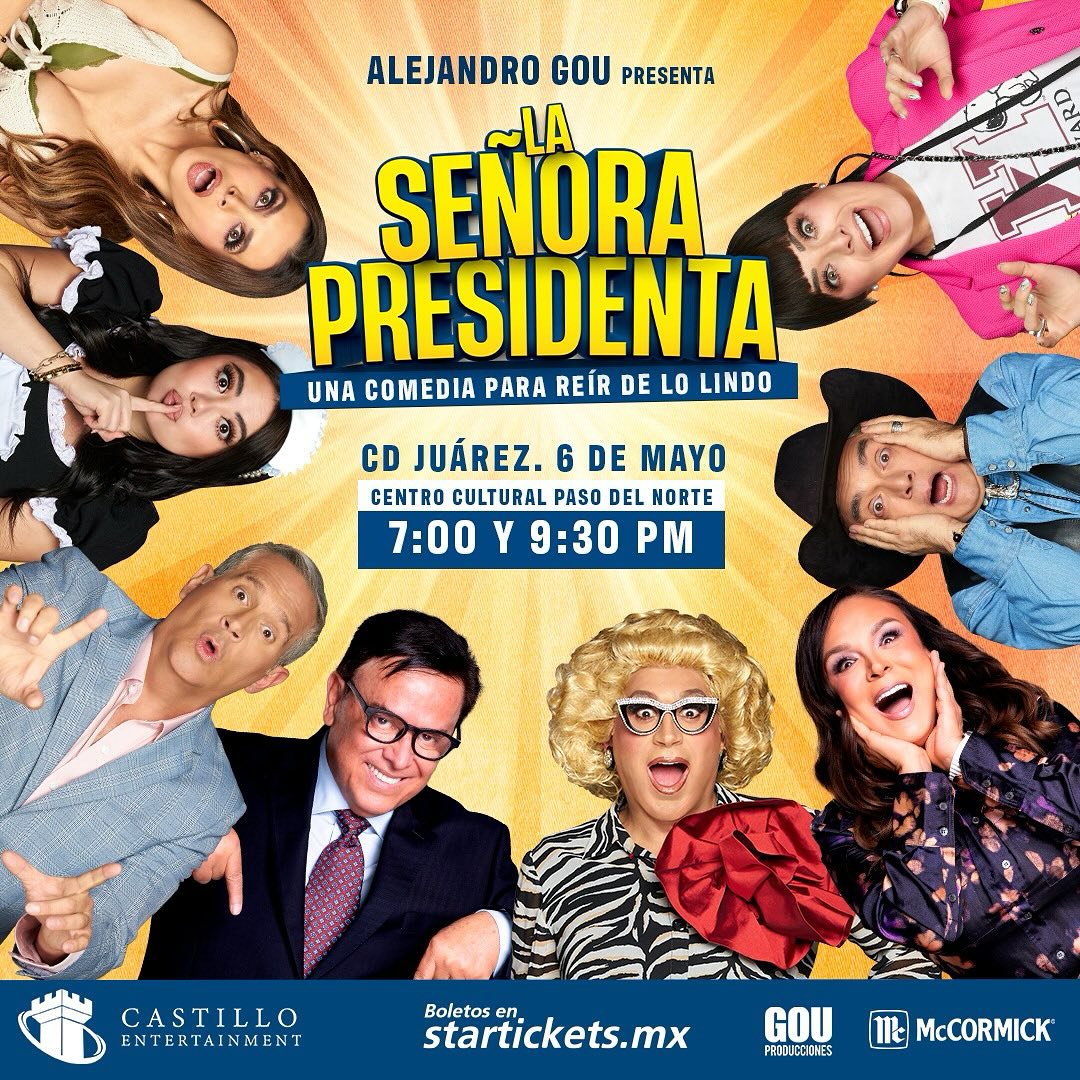 StarTickets - JRZ - LA SEÑORA PRESIDENTA 📆 06 de Mayo 🕦 19:00 y 21:30 ...