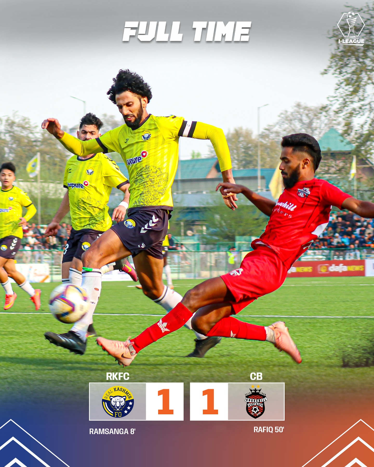 I-League - 🔴 @churchillbrothersfcgoa provisionally finish top of the # ...