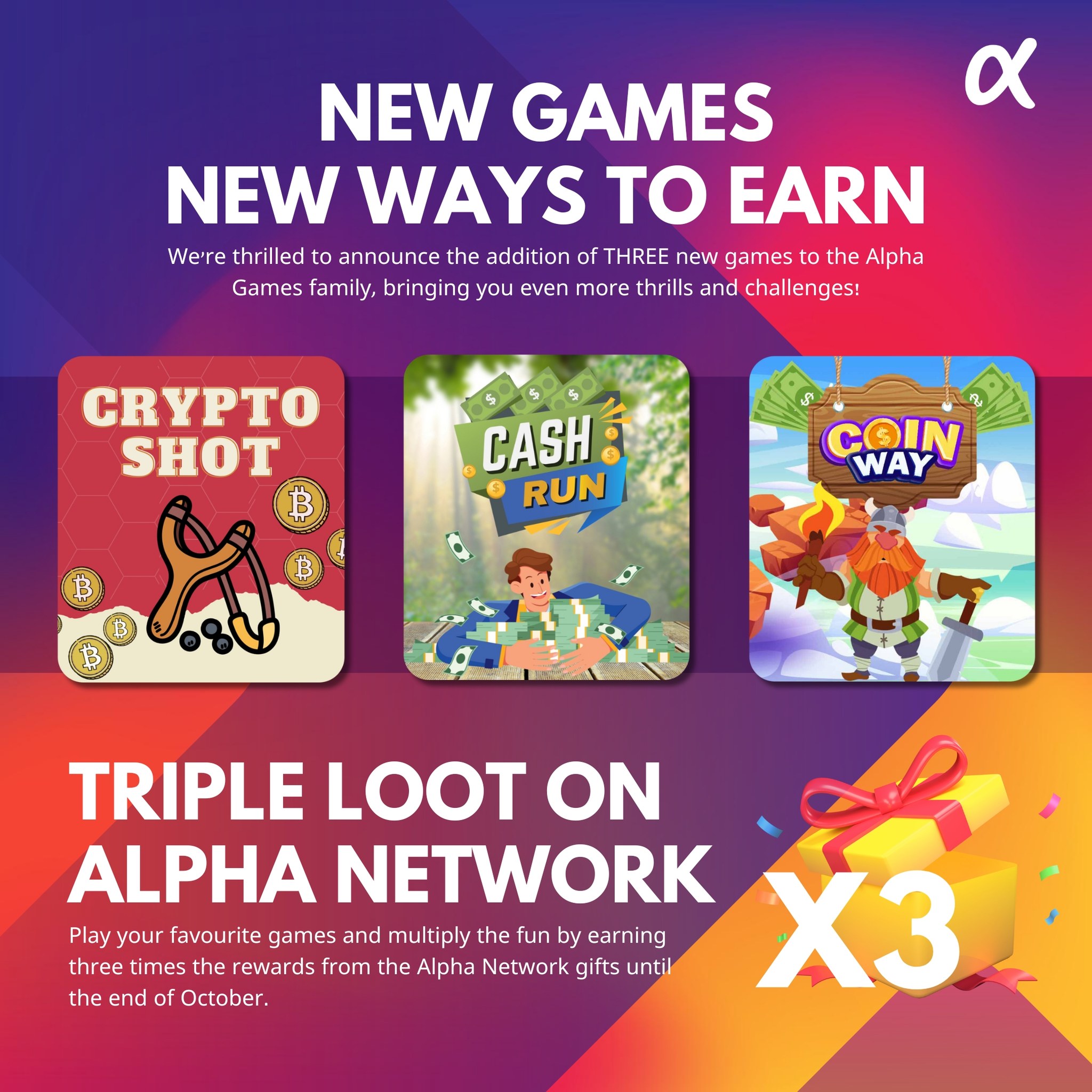Alpha - Alpha Network is thrilled to introduce THREE new mobile games ...