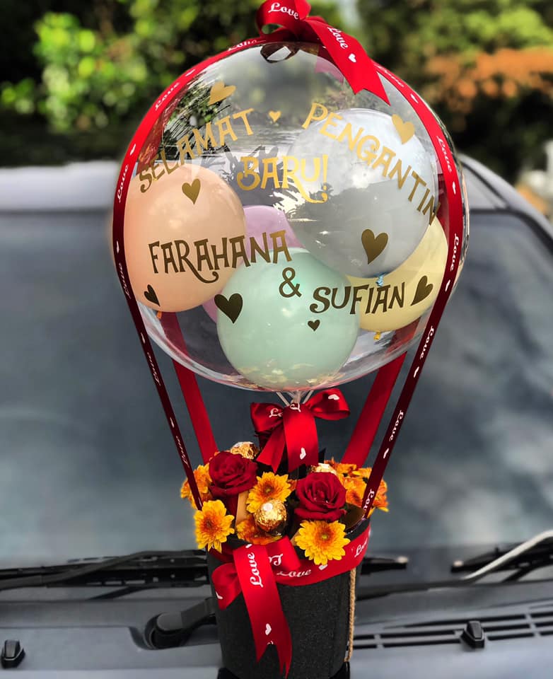 Bouquet Bangi Hadiah Buat Pasangan Farhana Sufian Facebook