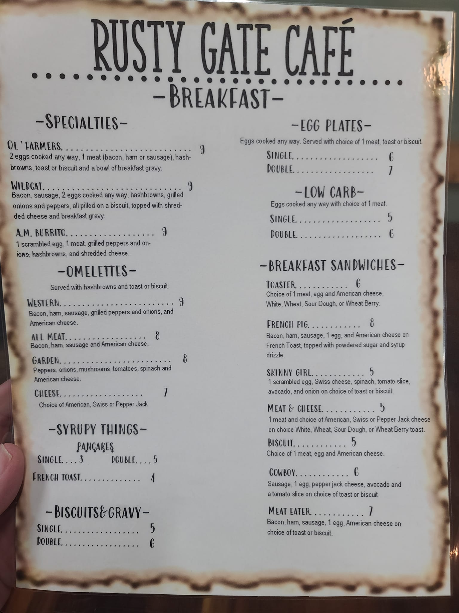 Rusty Gate Cafe | Summersville MO
