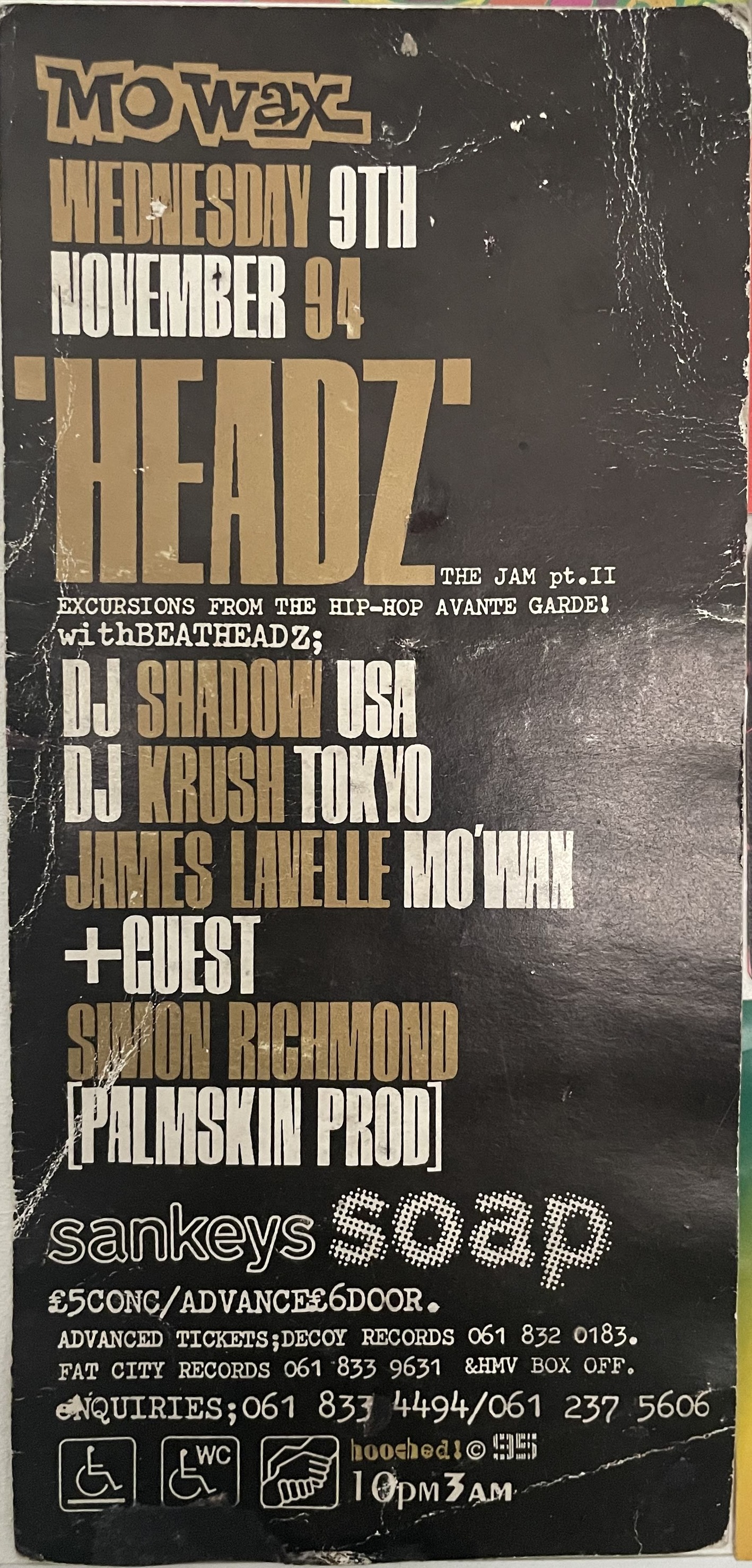 Watched dj krush live set at Dublin last night! It was awesome. We