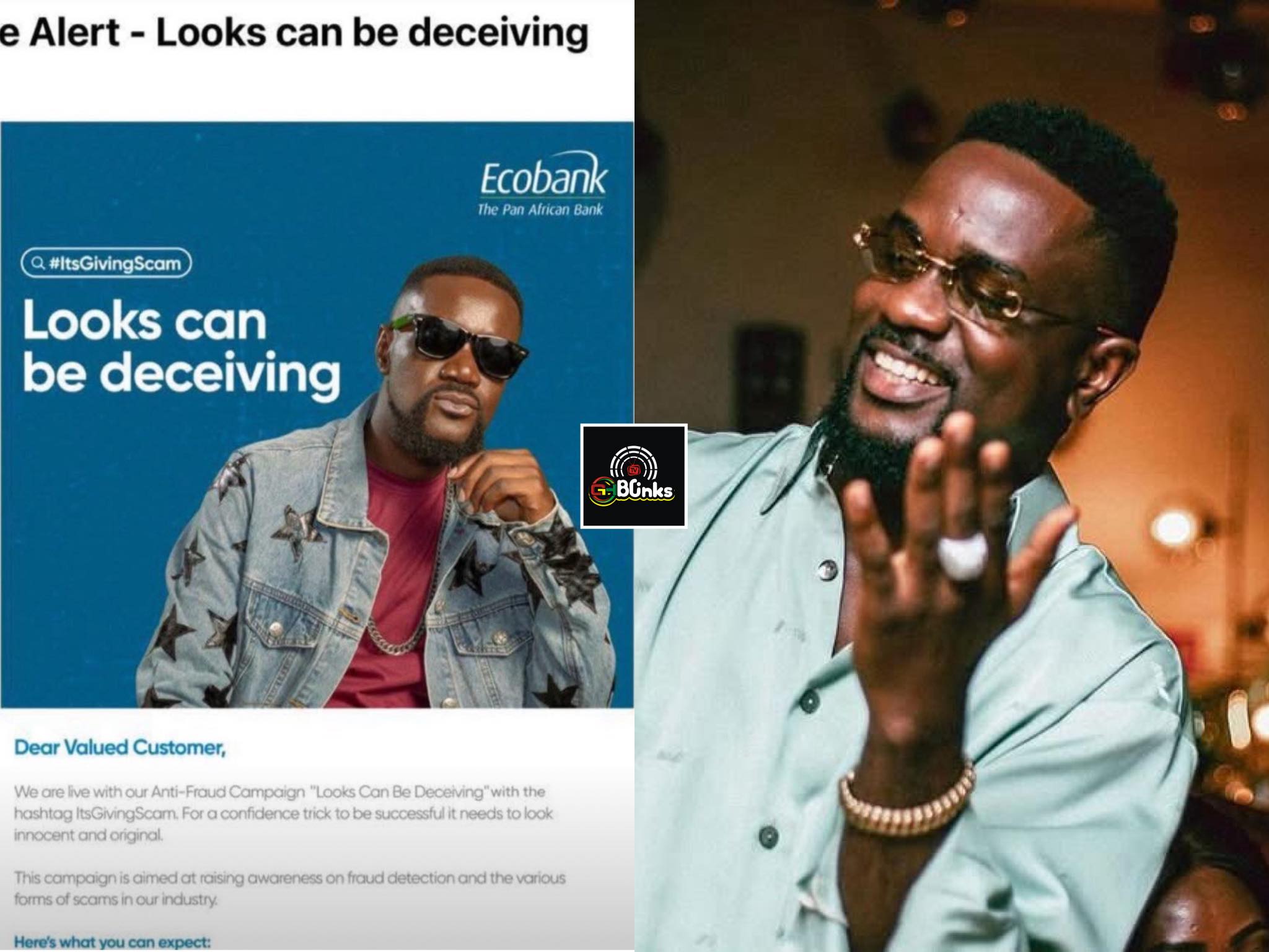 TV3 Ghana | Sarkodie Sues Ecobank Ghana Over Unauthorized Use of His ...
