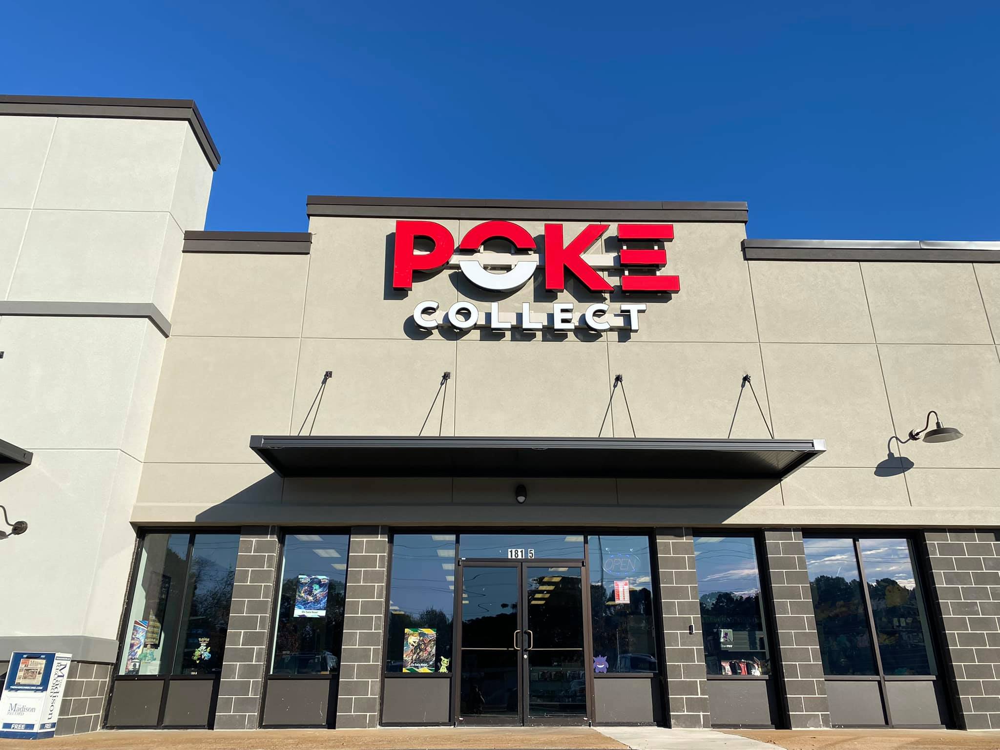 Poke-Collect - Our new storefront sign is looking...