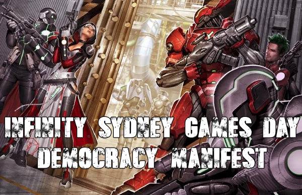 Infinity Sydney Games Day - Democracy Manifest