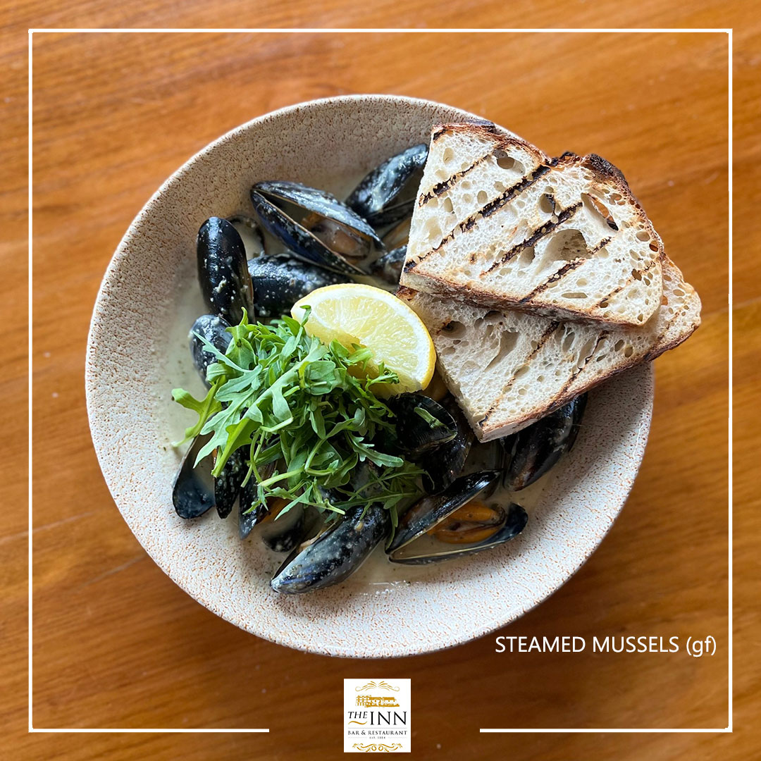The Inn - 🛎 🍽 From our Starter Menu is this tasty STEAMED MUSSELS (gf ...