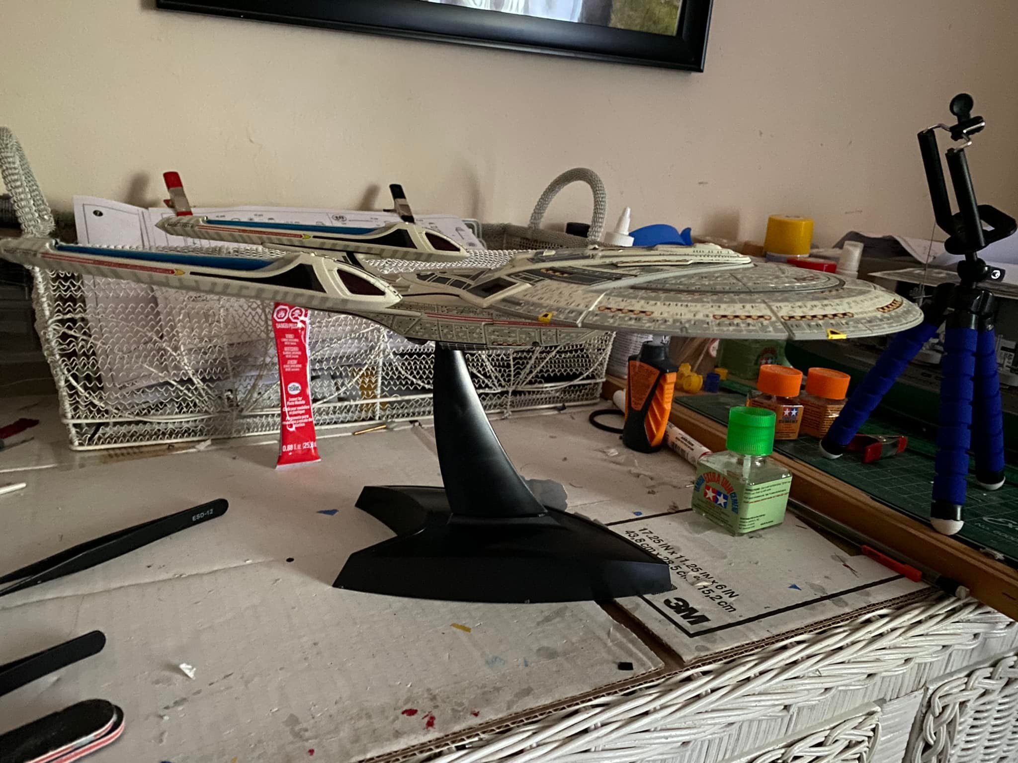 Bandai 1/1700 USS Enterprise NCC-1701-E model kit review