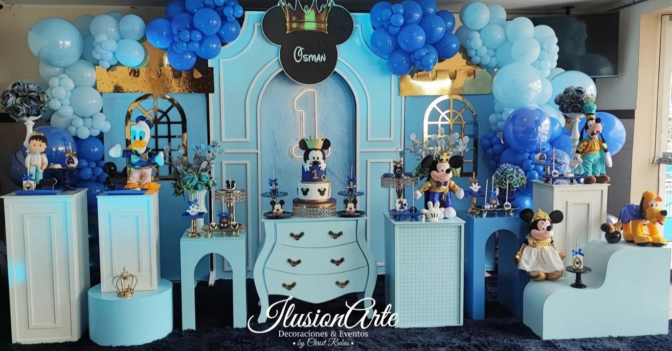 💙⚜️👑Mickey Rey, fue... - Decoraciones y Eventos IlusionArte