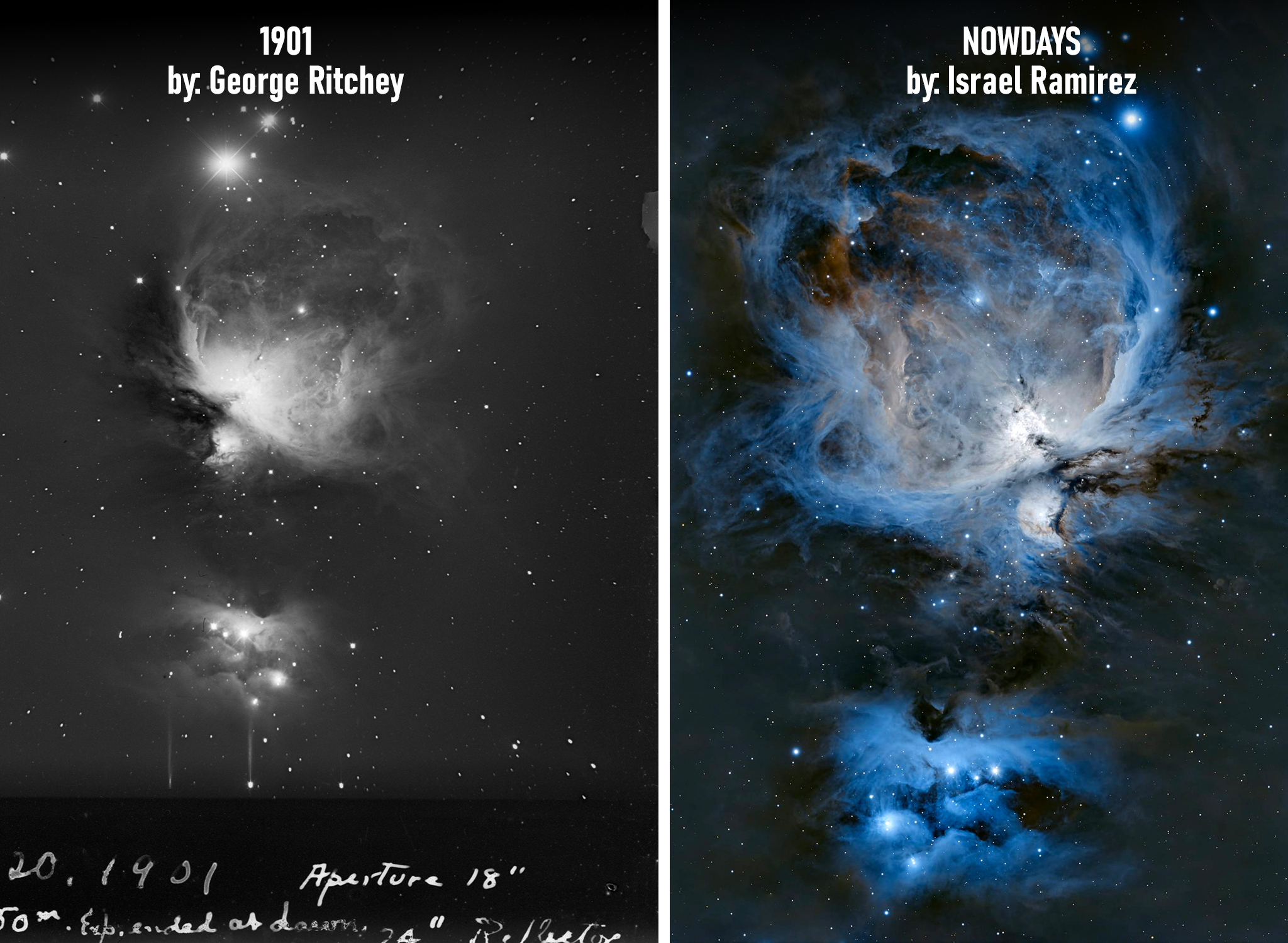 Then & Now: The Timeless Beauty of the... - Astronomy Matters | Facebook