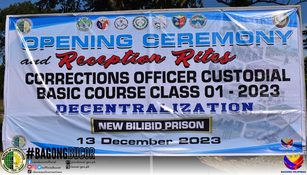 Simultaneous Reception Rites of... - Bureau of Corrections