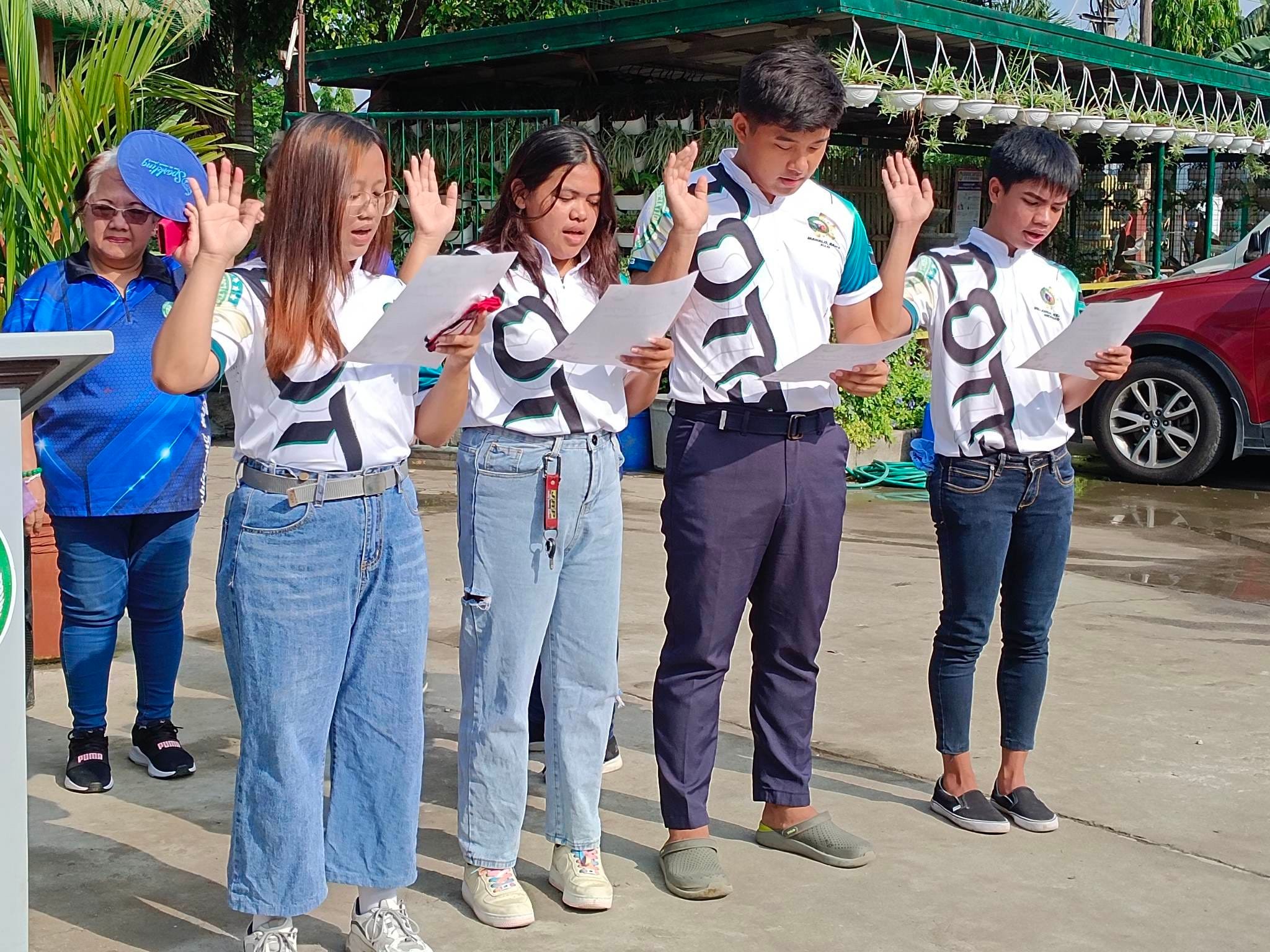 PYAP OFFICERS OATH TAKING Bound by determination and guided by Punong ...