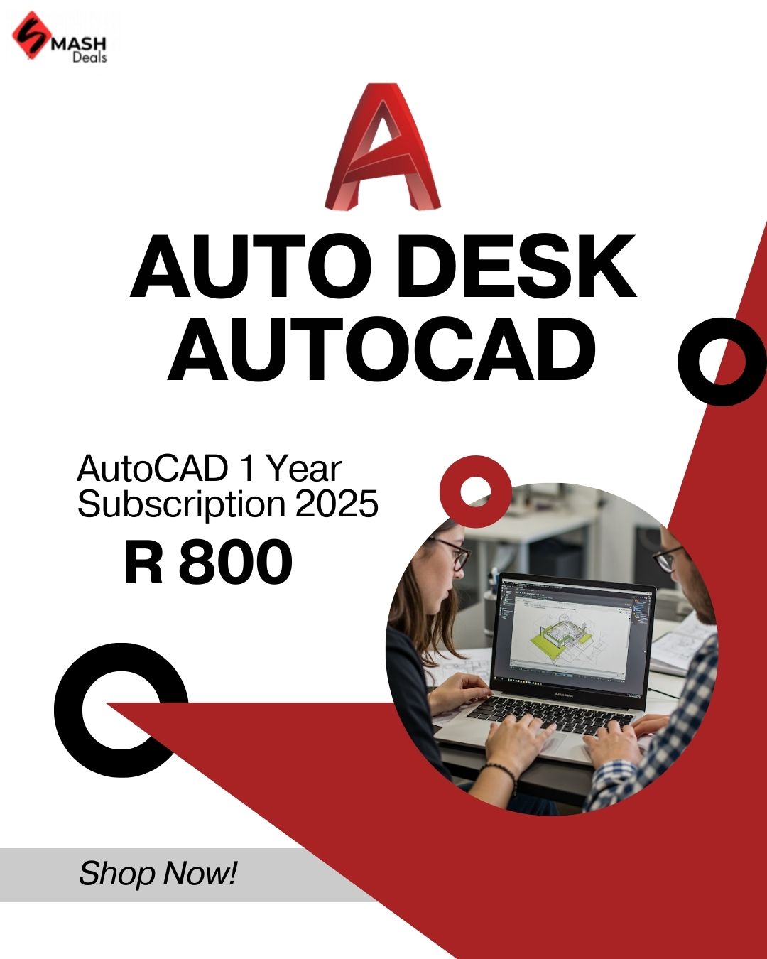 Smash - LIMITED-TIME DEAL! 🚨 Unlock 1 YEAR of AutoCAD 2025 for just ...
