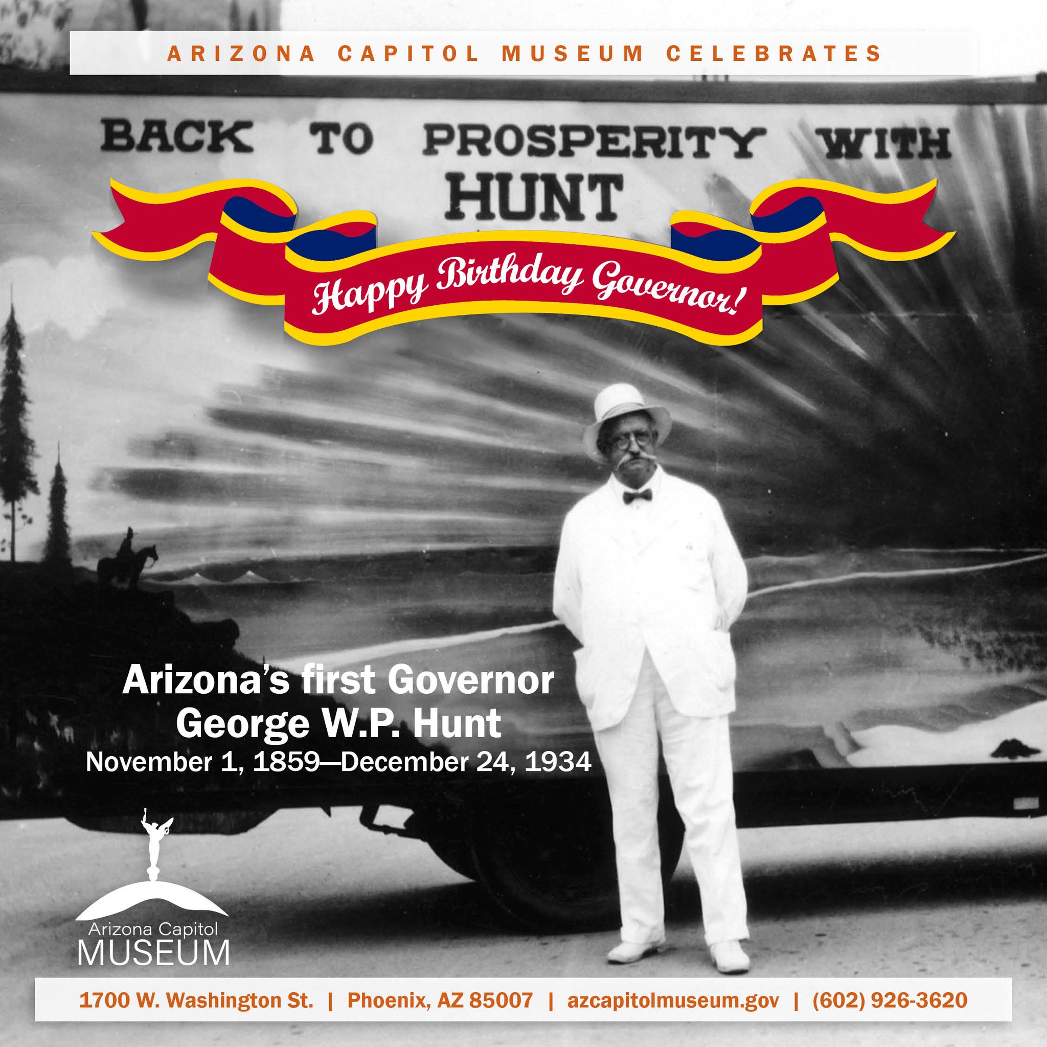 Happy birthday to Governor George... - Arizona Capitol Museum