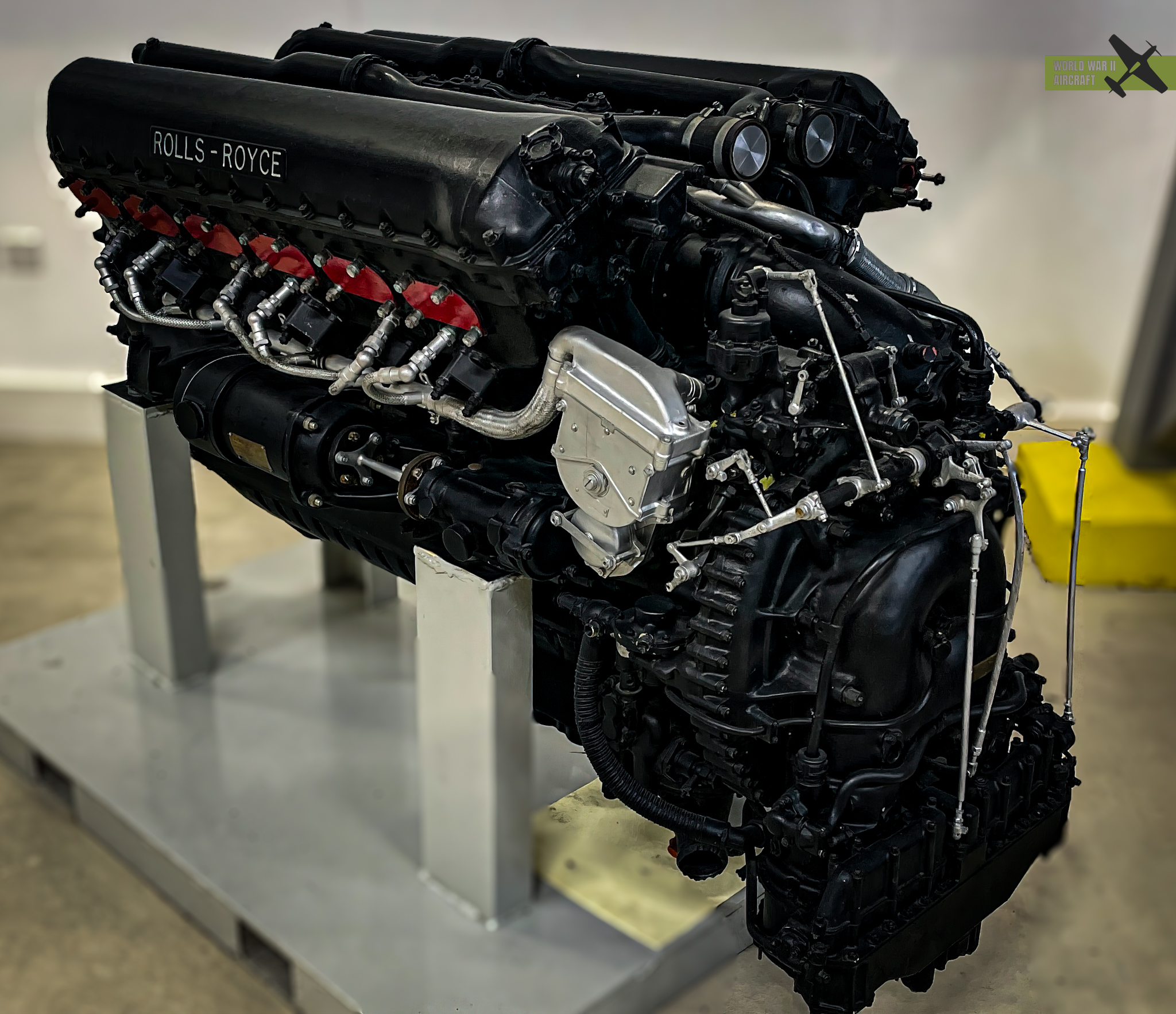 World - A beautiful example of the iconic Rolls Royce Merlin Engine on ...