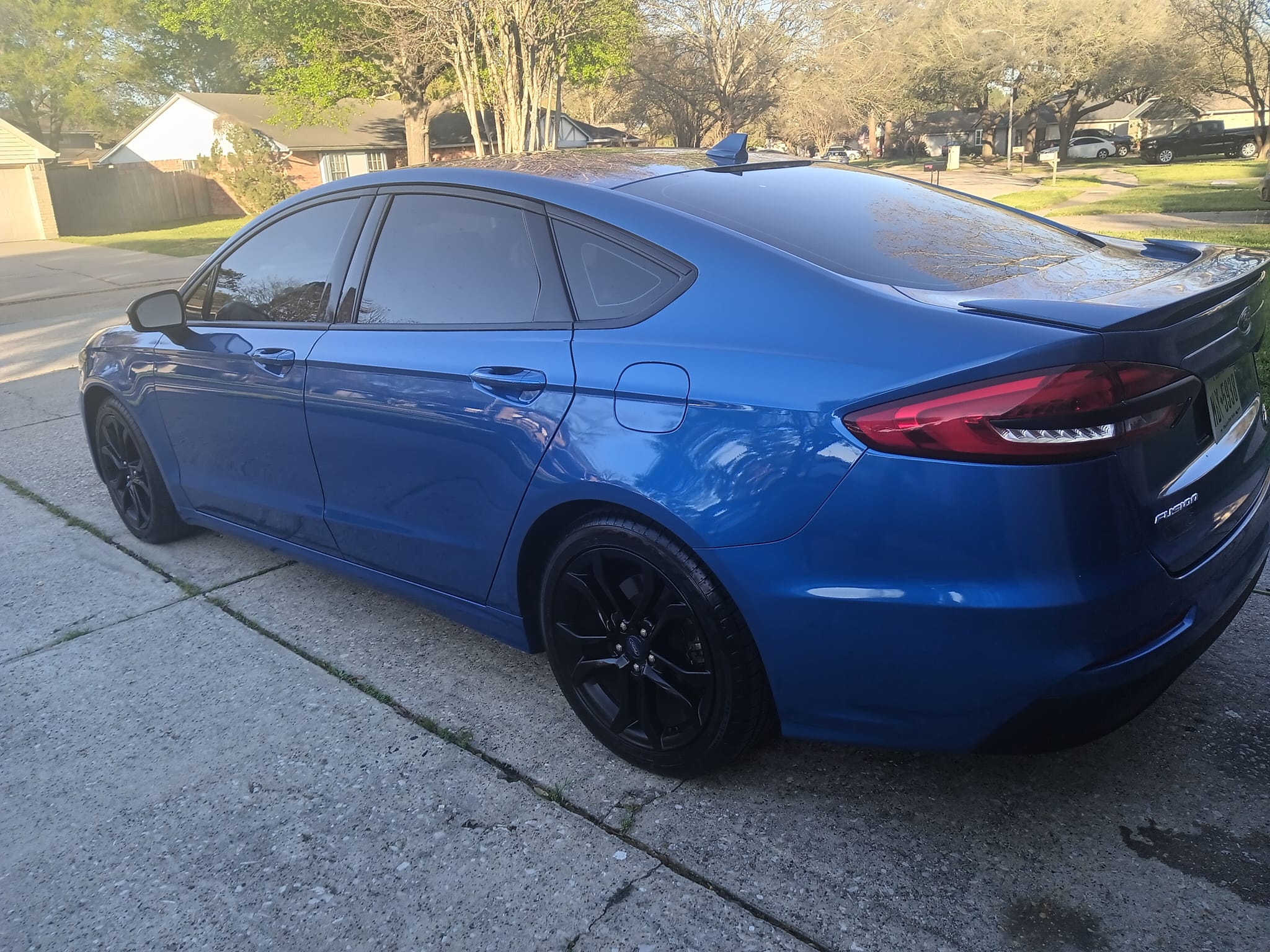 Chrome Delete Blackout Overlay for 2013-20 Ford Fusion Lower Window Trim