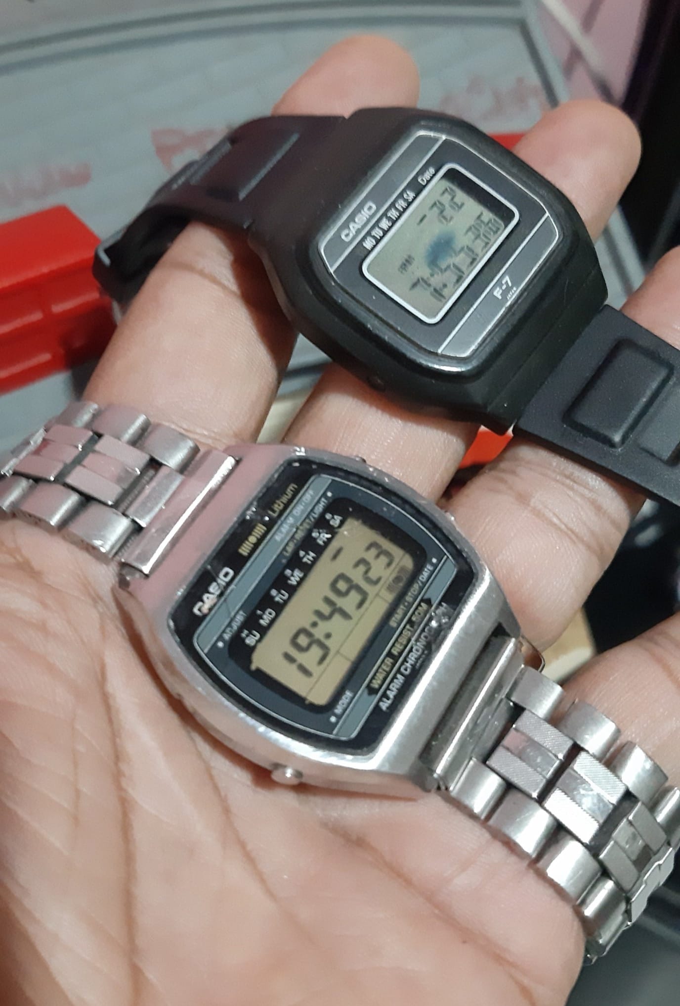 casio Vintage W-60 & F-7 super rare