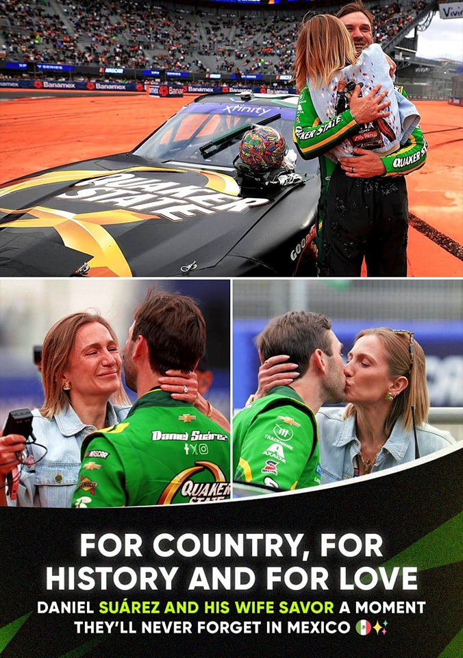 Nascar - Home hero delivers! 🇲🇽🏁 Daniel Suárez wins the NASCAR Xfinity ...