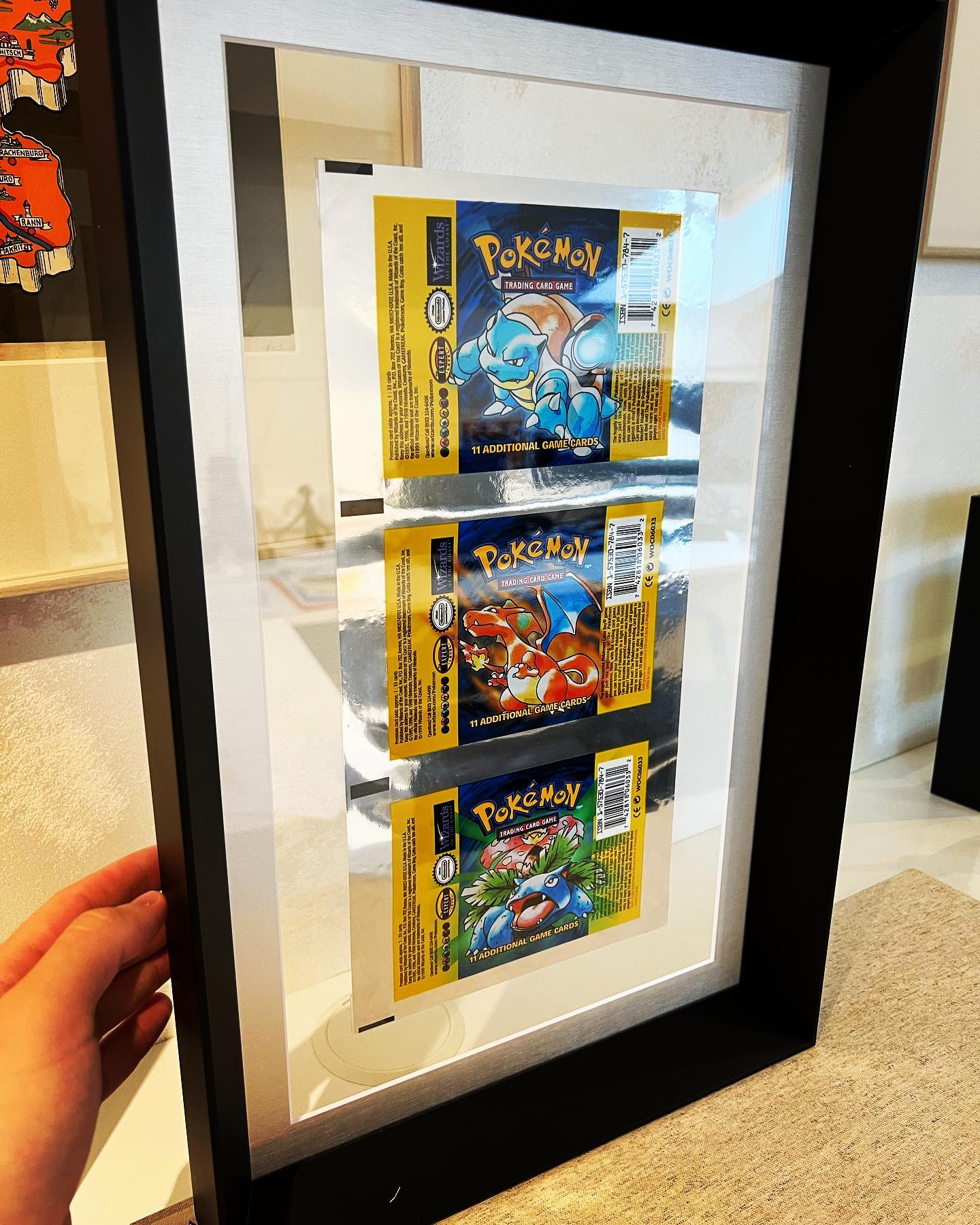 ‼️🤩ART! Aluminum free-standing frame and museum glass from both sides ...