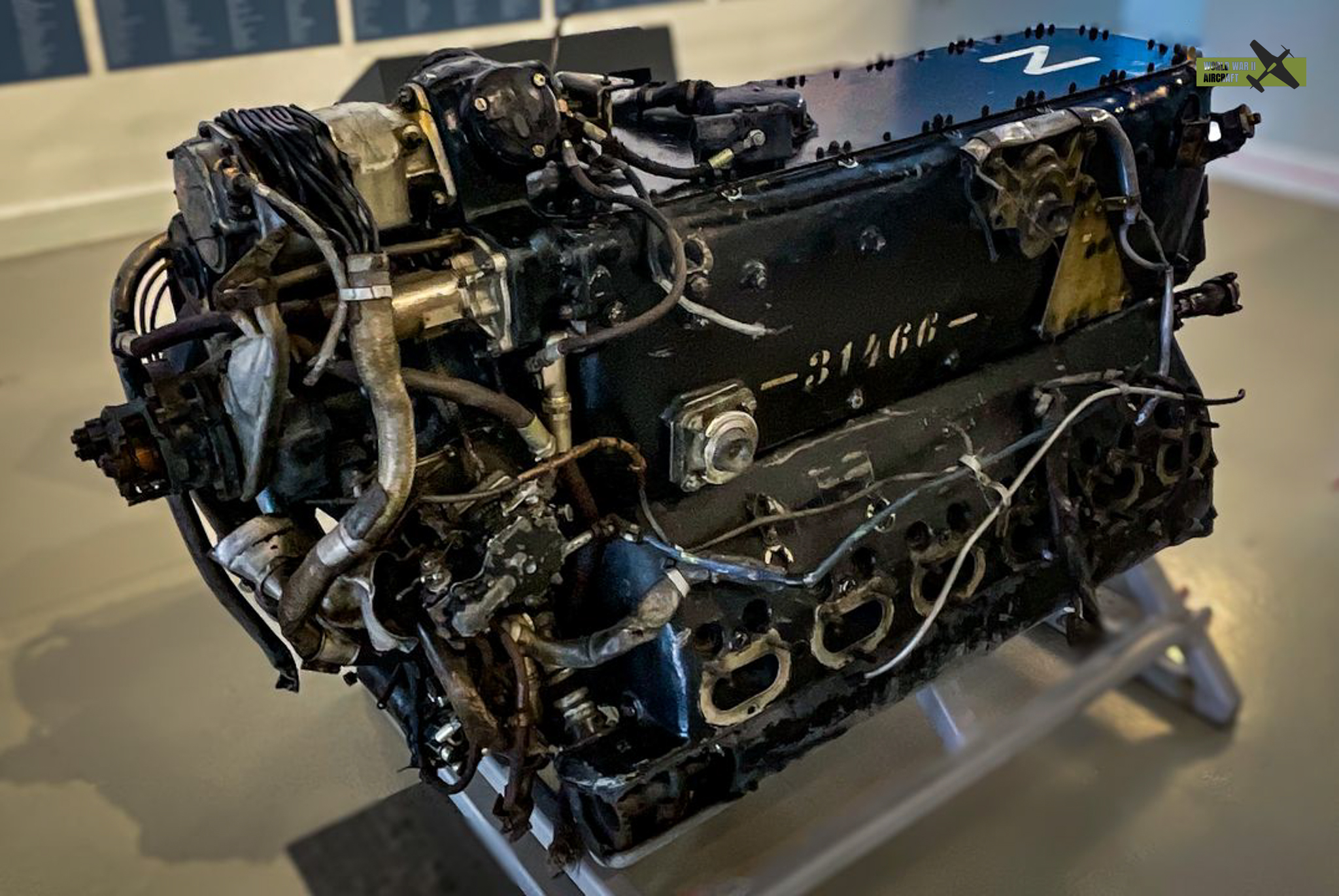 World - Daimler-Benz DB 601-A engine. This example was salvaged from a ...