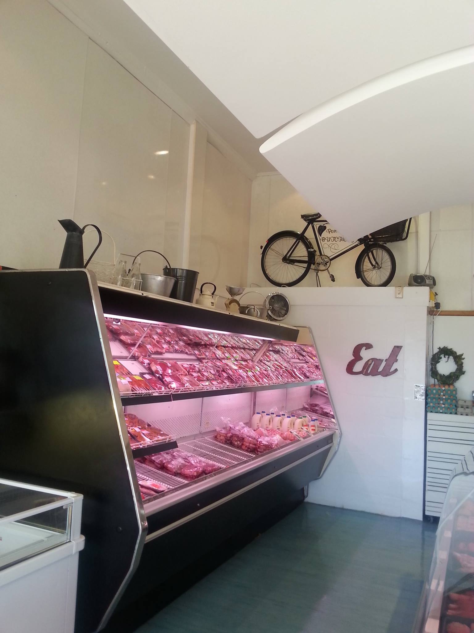 Wholly Cow - a peek inside the butchery , we have both...
