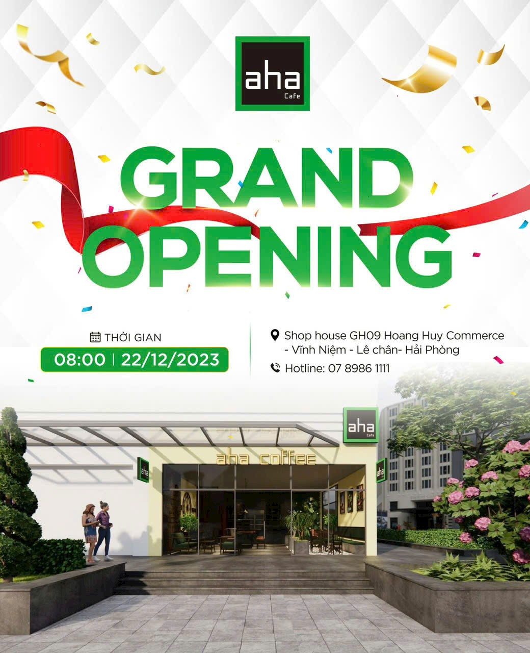 AHA Cafe - NOW OPENING!! ----AHA CAFE VÕ NGUYÊN GIÁP, HẢI... | Facebook