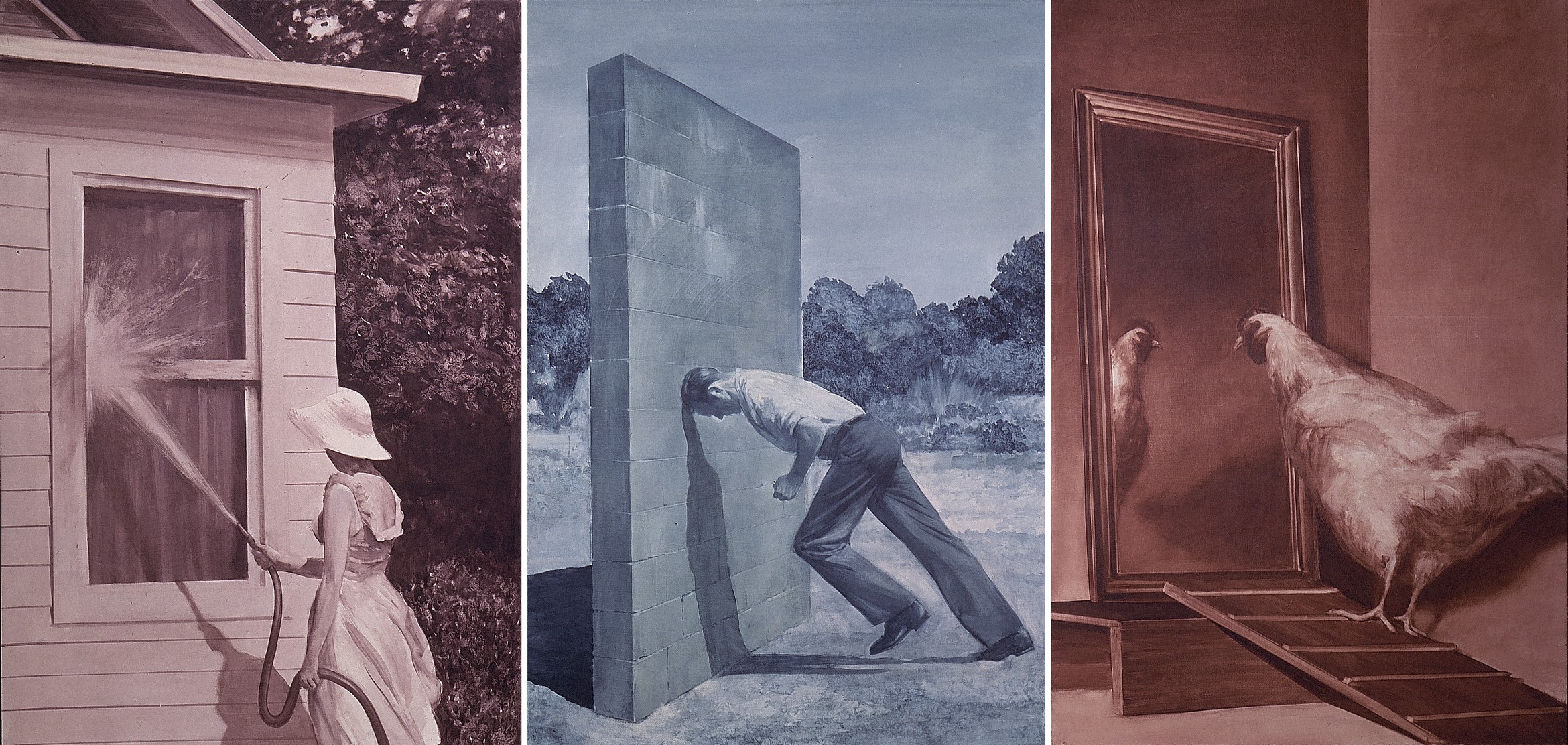 Mark Tansey's 'The Innocent Eye Test' at the Metropolitan Museum