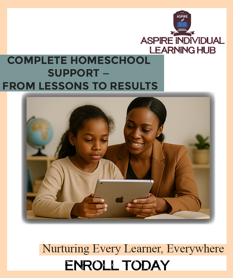 Aspire Individual Learning Hub Homeschool & Tuition | Nairobi