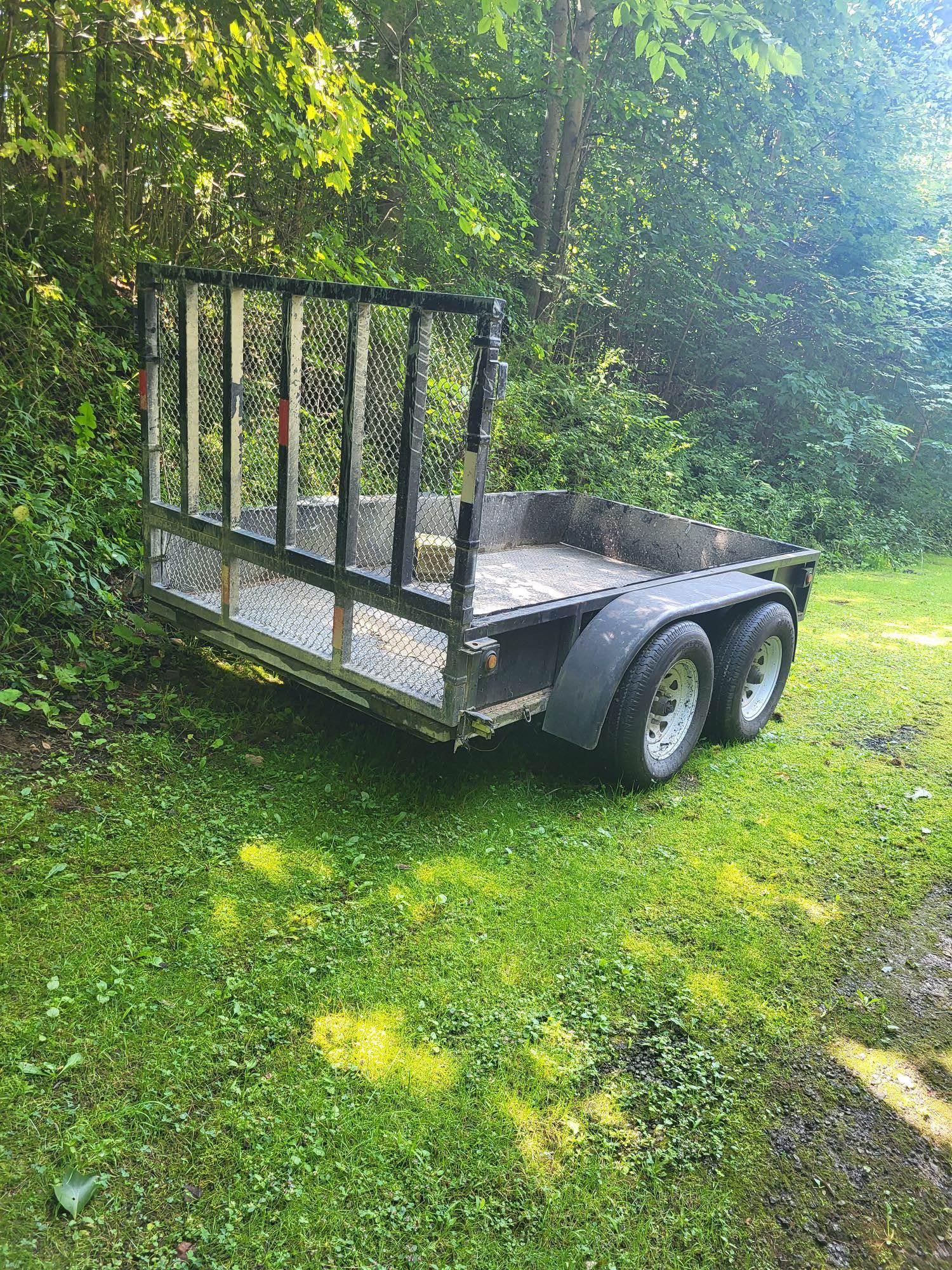 Sell it or give it away! Mansfield OH | Double axle trailer 10 x 5.5
