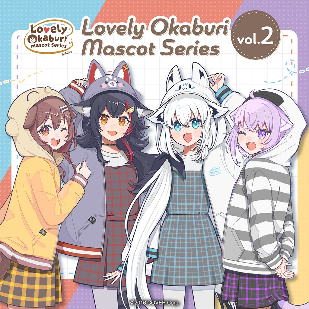 預購 Hololive Lovely Okaburi Mascot Series vol.2 白上フブキ 大神