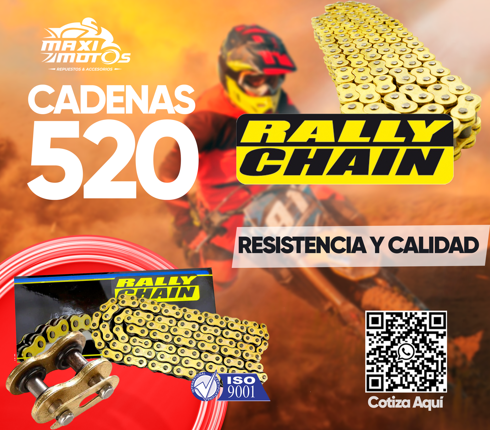 Maximotos - Las cadenas Rally Chain son las que tienen...