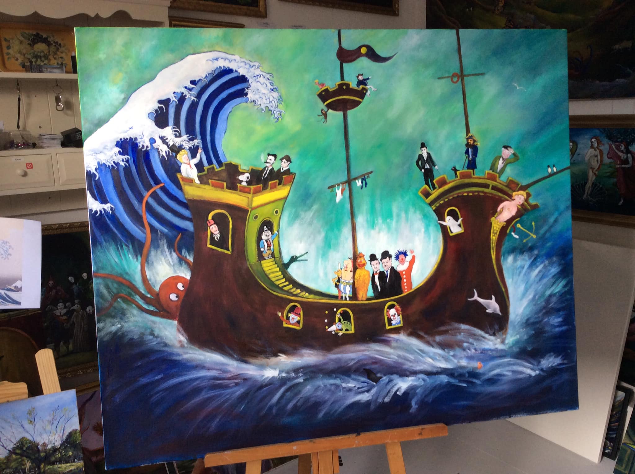 Mark Pender Art - It’s taking shape! This a commission (1.2m x 1.0m oil ...