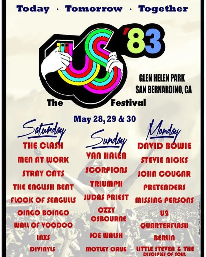 US Festival 1983 lineup and performances review