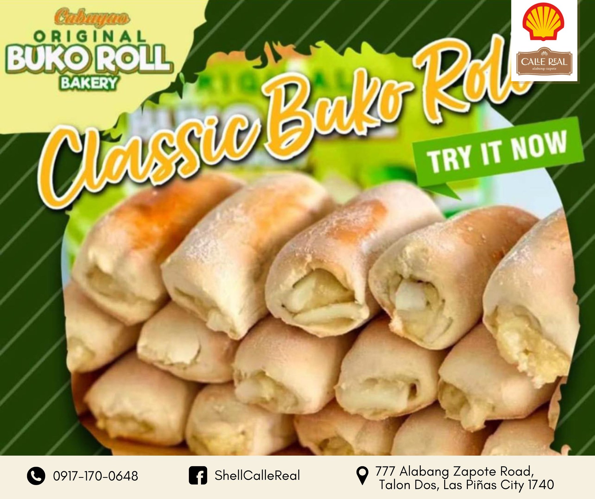 The viral Buko Rolls from The Cabuyao... - Shell Calle Real