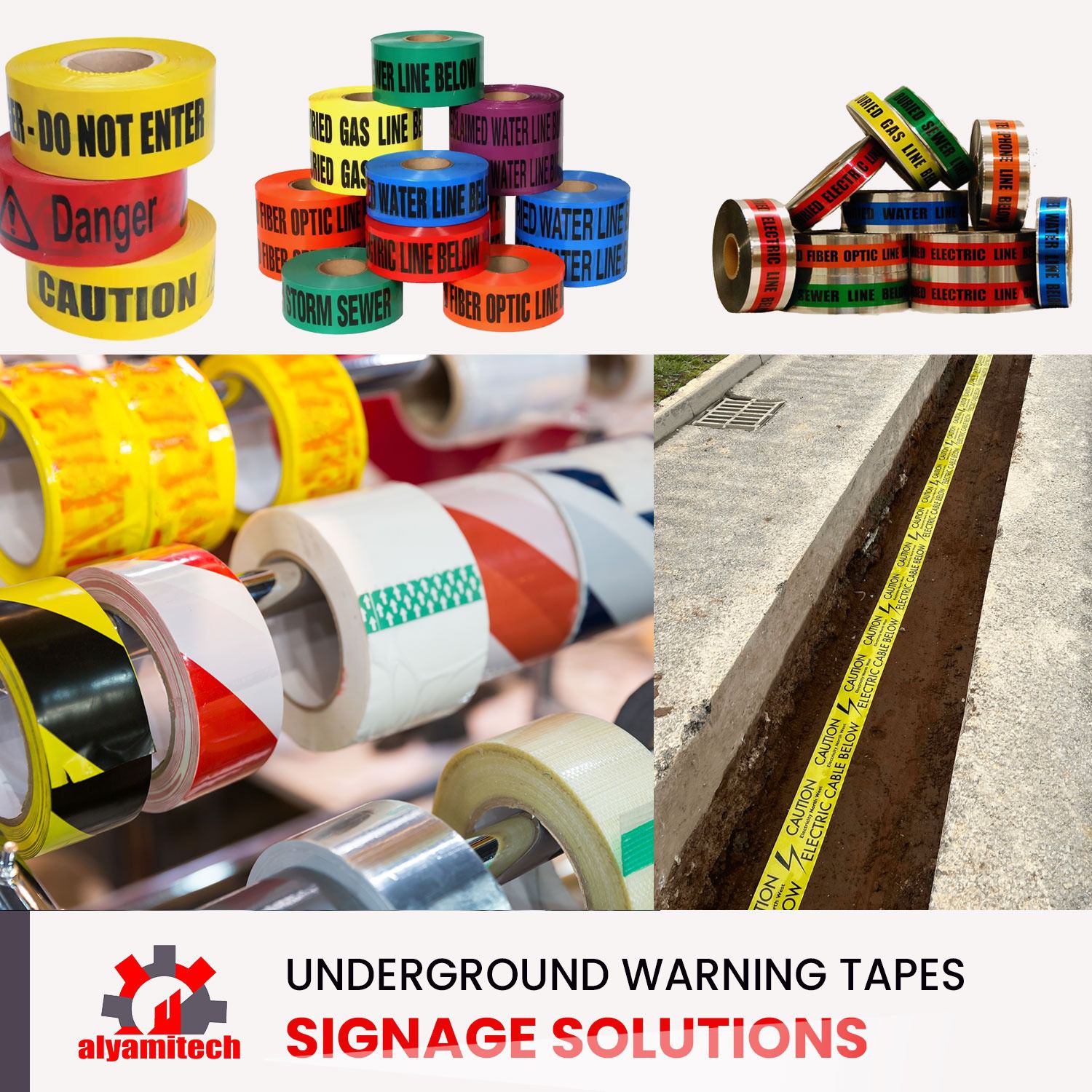 Alyamitech - Alyamitech provides MEP Tags like Underground Warning ...