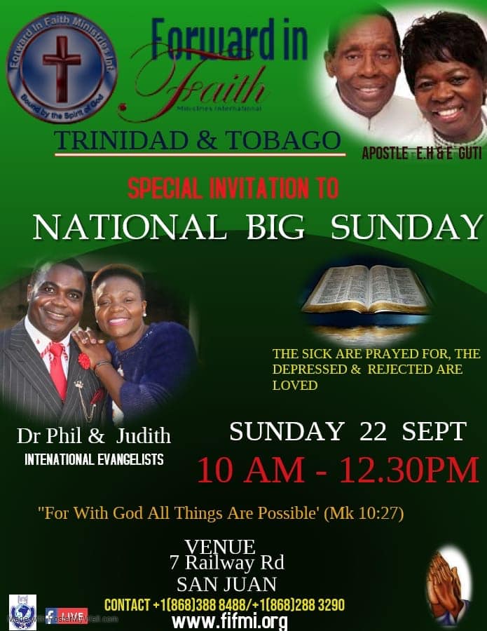Forward In Faith Ministries Trinidad and Tobago
