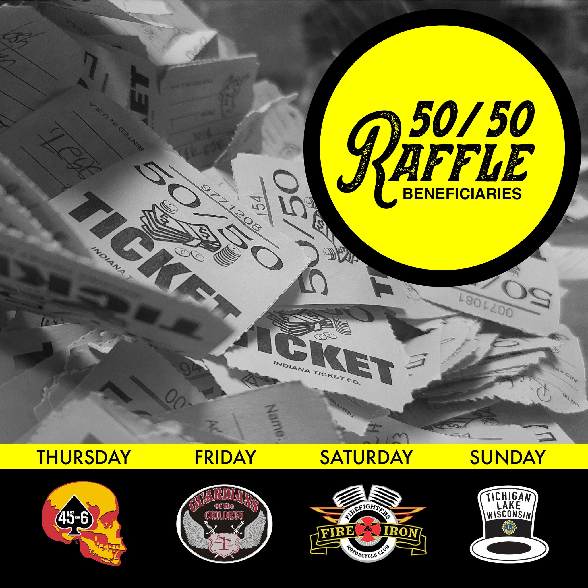 Spin the drum! 50/50 Raffles... - Wisconsin Harley-Davidson