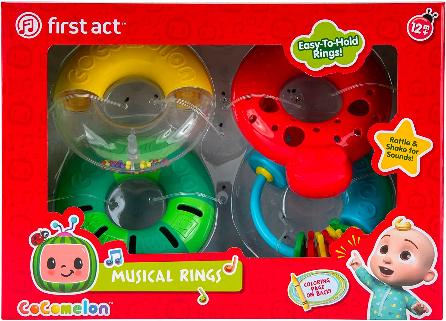 Redtag Ricky - CoComelon Musical Rings - Pack of 4, $15.99...
