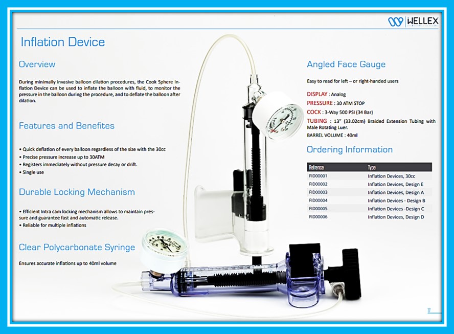 Wellex Ltd. - INFLATION DEVICE www.wellexmed.com... | Facebook