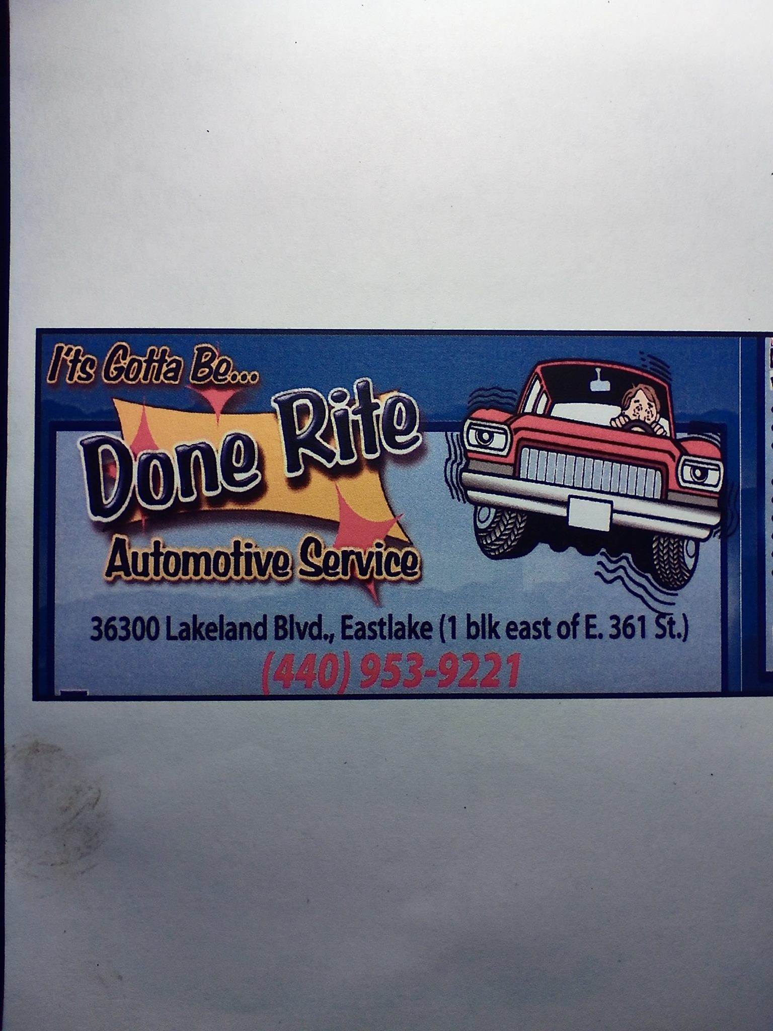 Done-Rite Automotive | Eastlake OH