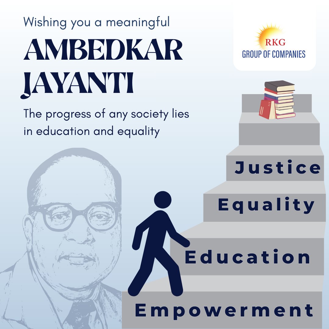 RKG - 🕊️ Ambedkar Jayanti Wishes 🕊️ Honoring the architect of the ...